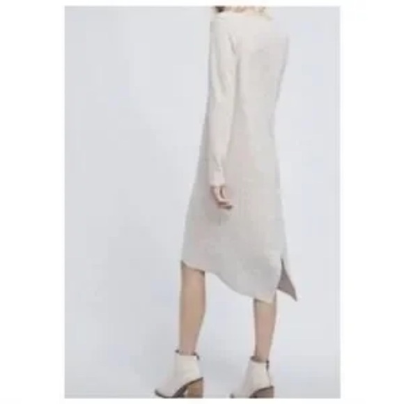 Anthropologie Moth Grey sweater dress